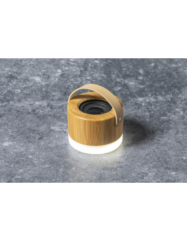 Altavoz personalizado ECO Bluetooth® 3W, bambú,...