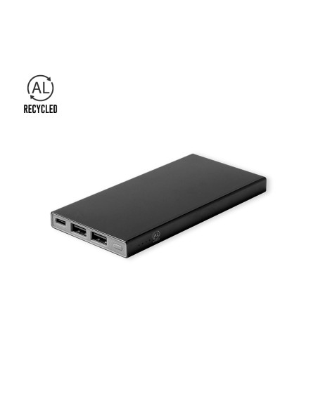 Power bank en Aluminio Reciclado personalizado 4000 mAh, USB/Tipo C.