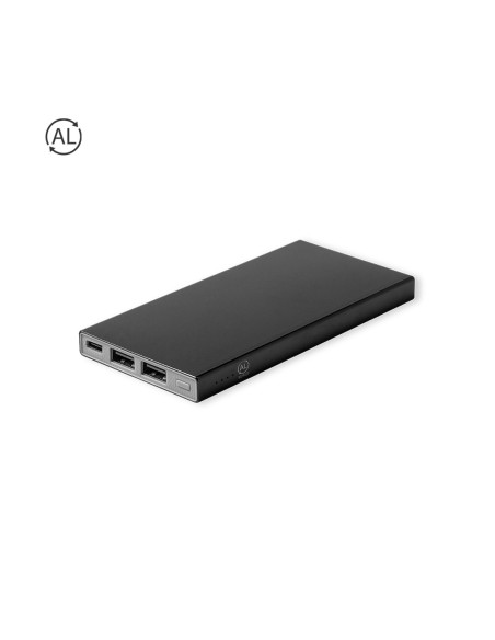 Power bank en Aluminio Reciclado personalizado 4000 mAh, USB/Tipo C.