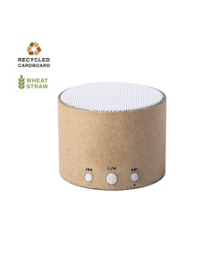 Altavoz personalizado Cartón Reciclado Bluetooth® 5.0, 3W.