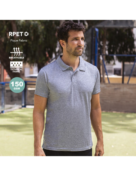 Polo técnico Unisex para Personalizar manga corta, Poliéster 150g/m2.