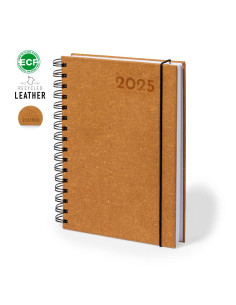 Agenda personalizada A5 en cuero reciclado con cierre... 2