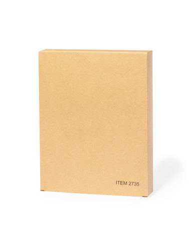 Agenda personalizada A5 en cuero reciclado con...