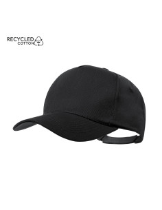 Gorra personalizada ECO, 5 paneles algodón reciclado y...