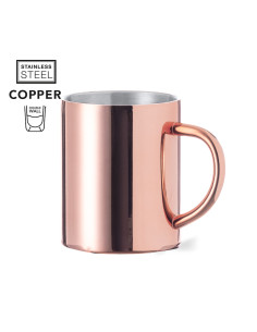 Taza personalizable 280 ml Acero Inoxidable y cobre... 2