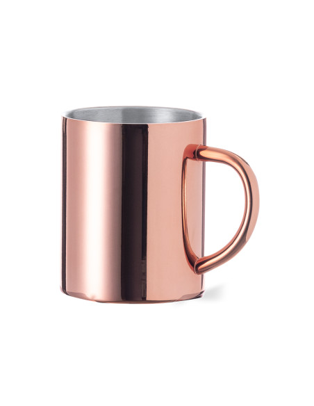 Taza personalizable 280 ml Acero Inoxidable y cobre galvanizado