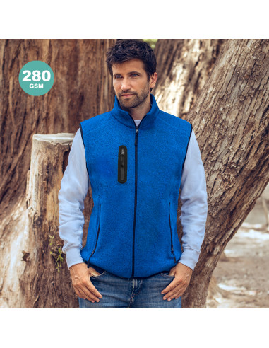 Chaleco bitono personalizado en polar fleece,...