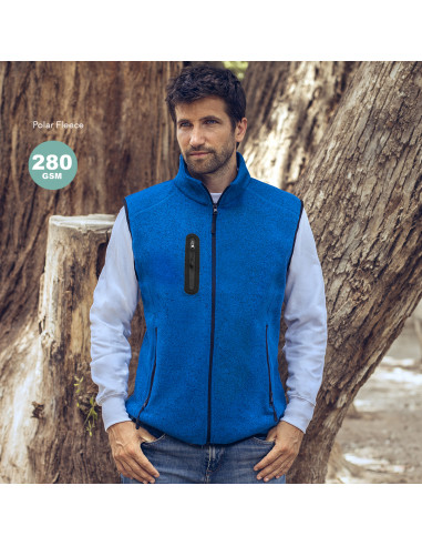 Chaleco bitono personalizado en polar fleece,...