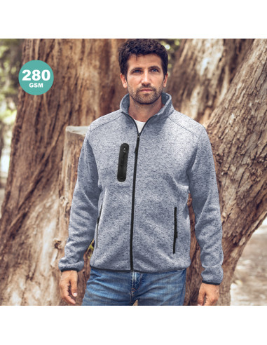 Chaqueta de trabajo bitono, polar fleece, XS-XXL.