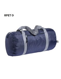 Bolsa de deporte en poliester personalizada, diseño bicolor.