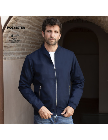 Chaqueta "bomber" personalizada, poliéster, XS-XXL.