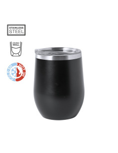 Vaso térmico Acero Inox personalizable, 350ml, tapa...
