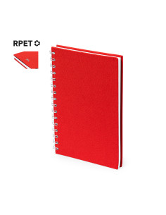 Libreta Publicitaria A5 de Anillas, tapa dura RPET 300D... 2