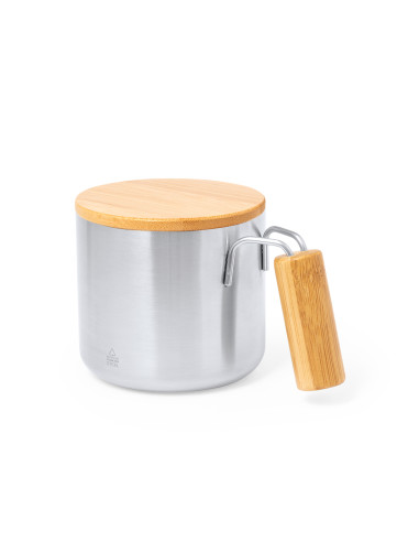 Taza térmica de 330ml Acero Reciclado, tapa de...