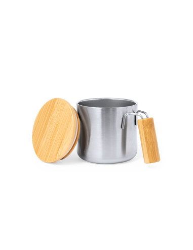 Taza térmica de 330ml Acero Reciclado, tapa de...