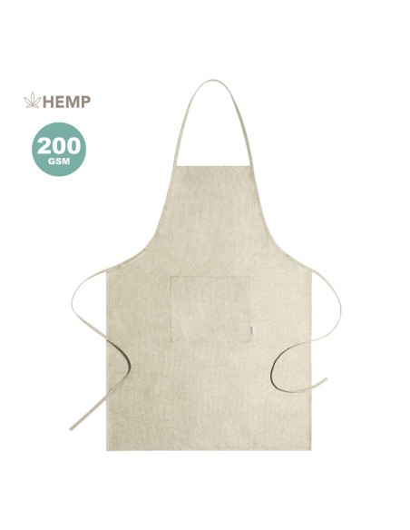 Mandil personalizado Ecológico en Cáñamo.