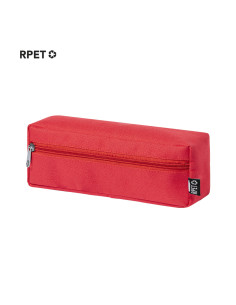 Estuche ECO personalizado en RPET con cremallera frontal.
