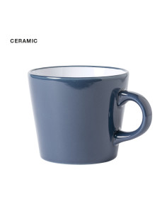 Taza Cerámica Personalizable 350ml, Blanca y exterior...