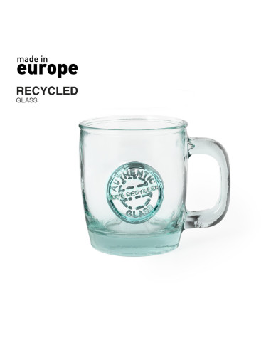 Taza Personalizable ECO 400 ml. Vidrio reciclado GRS.