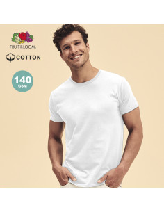 Camiseta personalizada 100% algodón peinado 140g/m².