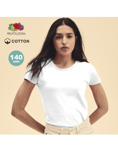 Camiseta personalizada Mujer blanca 100% algodón