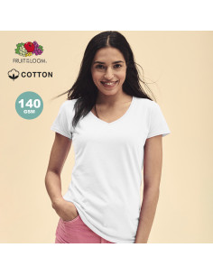 Camiseta Mujer blanca personalizada 100% algodón