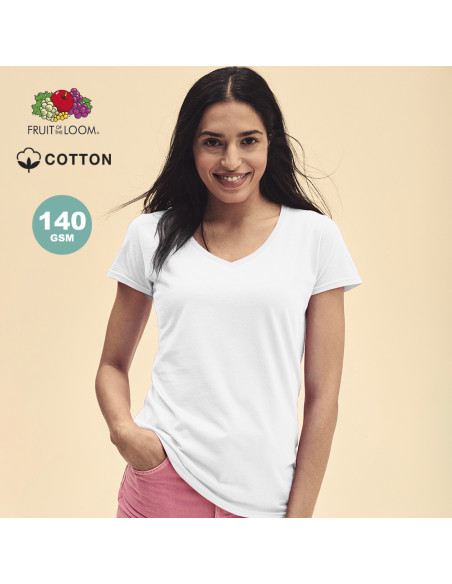 Camiseta Mujer blanca personalizada 100% algodón