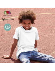 Camiseta Niño blanca Personalizada 100% algodón