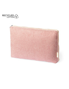 Funda portátil de 15'' personalizada en algodón reciclado.