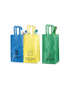 Set de 3 Bolsas de Reciclaje Personalizadas en PP-woven...