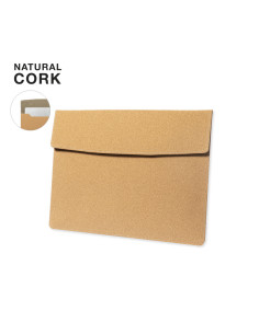 Funda ordenador ECO personalizada en corcho natural.