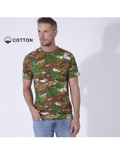 Camiseta unisex Personalizada Camuflaje 100% algodón 150g/m²
