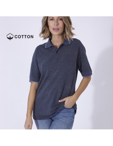 Polo Unisex personalizado. Piqué 100% Algodón...