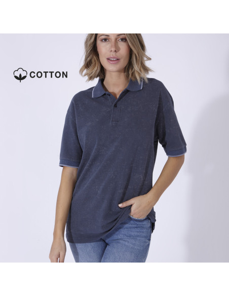 Polo Unisex personalizado. Piqué 100% Algodón Ring Spun 180g/m2