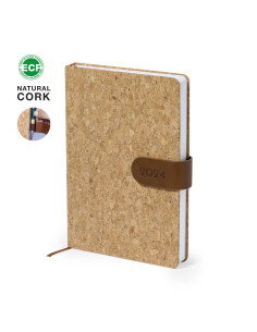 Agenda personalizada ECO A5 en corcho natural con cierre...