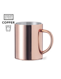Taza personalizable 280 ml Acero Inoxidable y cobre...