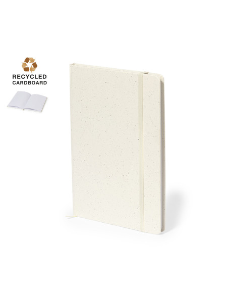 Bloc de Notas personalizado A5 con tapas cartón reciclado