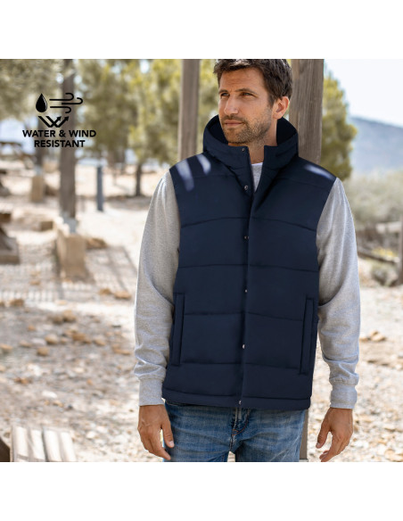 Chaleco con capucha personalizado y resistente, XS-XXL.