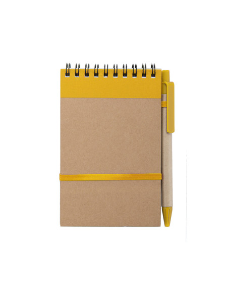 Libreta Ecológica Publicitaria de Anillas, tapas de Cartón Reciclado