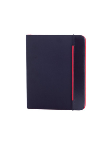 Carpeta personalizada bicolor con bloc y cierre...