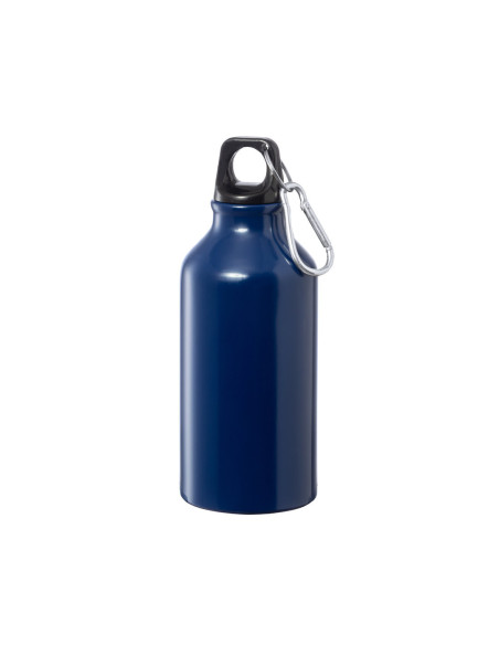 Botella personalizada de aluminio, 400ml y mosquetón