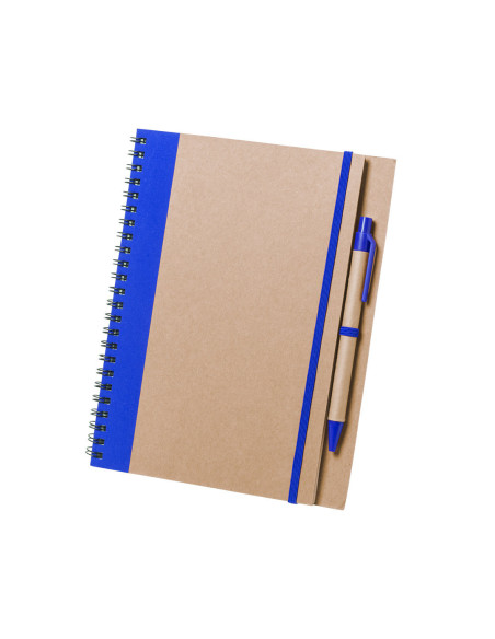 Libreta Personalizada de Anillas, Cartón reciclado con Bolígrafo