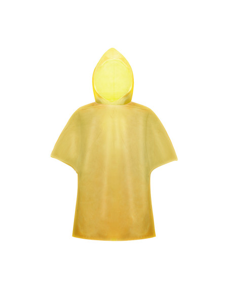 Poncho para lluvia adulto personalizad en HDPE, 127x102cm.