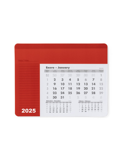 Alfombrilla Ratón Personalizada calendario y antideslizante.