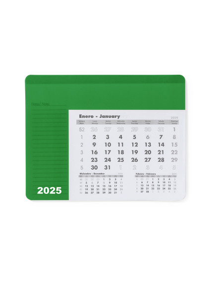 Alfombrilla Ratón Personalizada calendario y antideslizante.