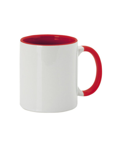 Taza Cerámica personalizable 350ml Exterior Blanco