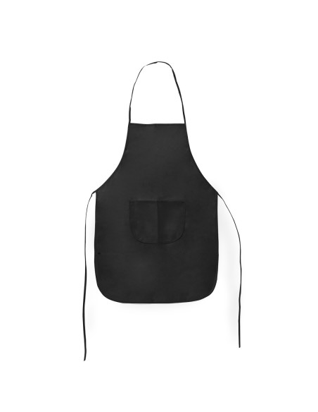 Delantal Non-Woven para Personalizar, Bolsillo y cintas ajustables