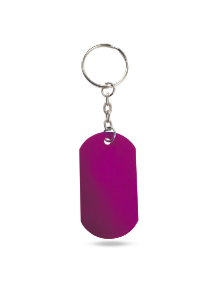Llaveros en chapa de aluminio personalizados a laser, varios colores