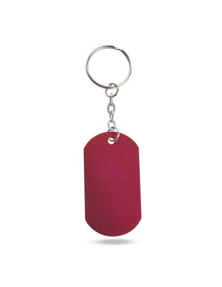 Llaveros en chapa de aluminio personalizados a laser, varios colores