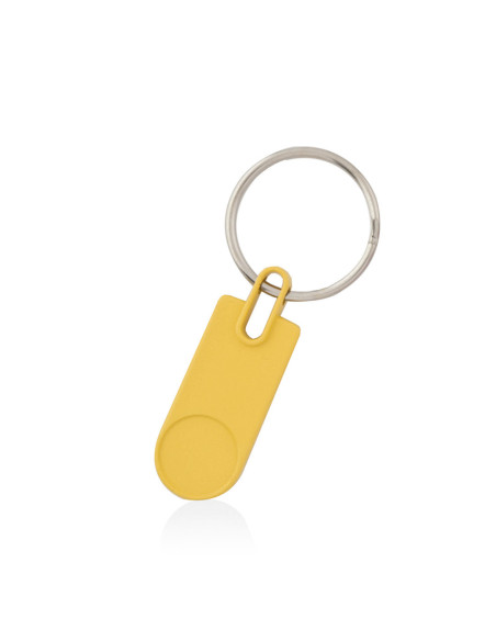 Llaveros personalizados baratos con doming colorido.